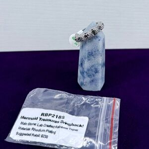 Bomb Party Ring “Mermaid Treasures” Bring Back RBP2185 Size 8 Rhodium Plating